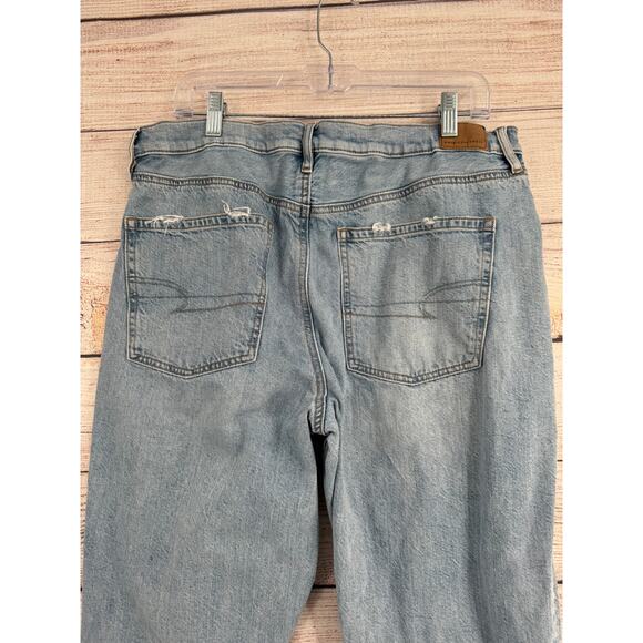 American Eagle '90s Bootcut Jeans Womens 16 Blue Light Wash Denim - Picture 4 of 13